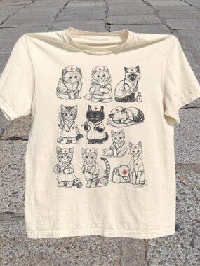 Nurse Cat Shirt, Funny Nurse Gift T-Shirt
